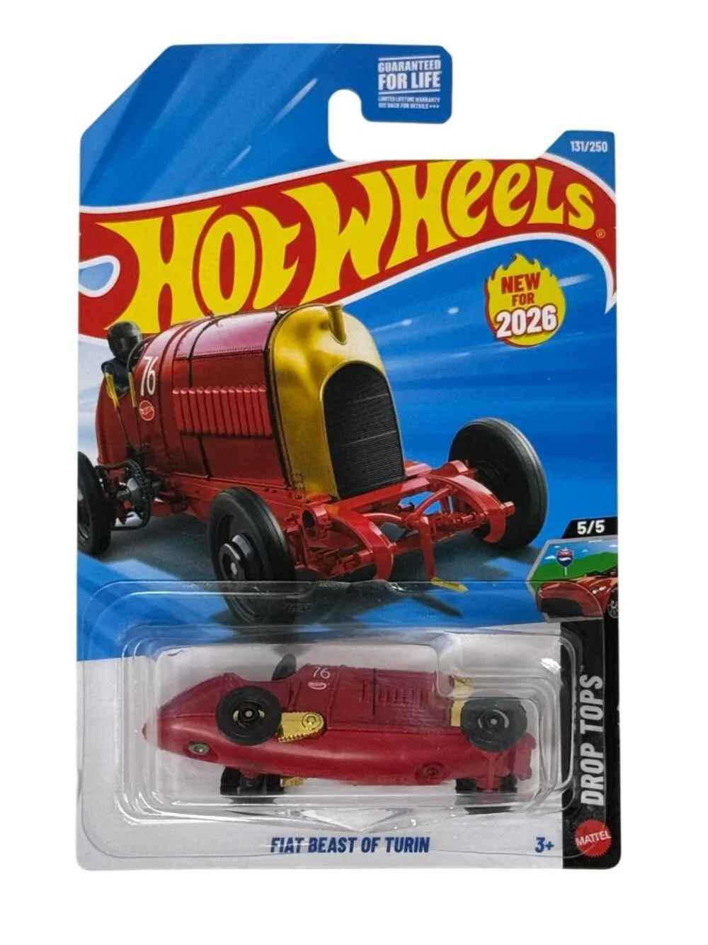 2026 Hot Wheels Fiat Beast of Turin Drop Tops 5/5